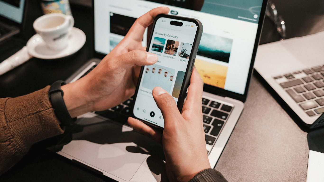 Business Owner Managing Digital Sales and Inventory